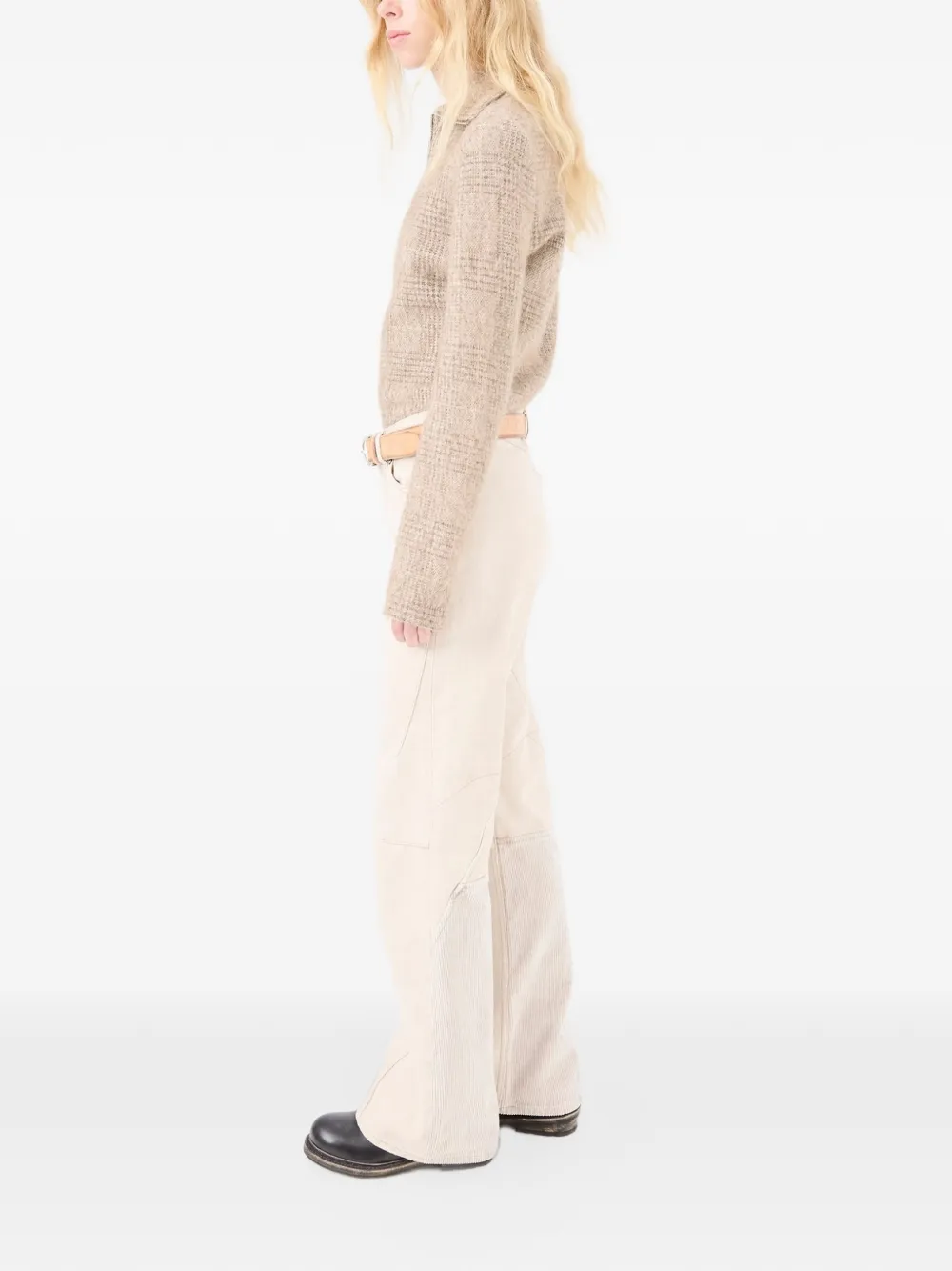 OUR LEGACY Flared jeans Beige