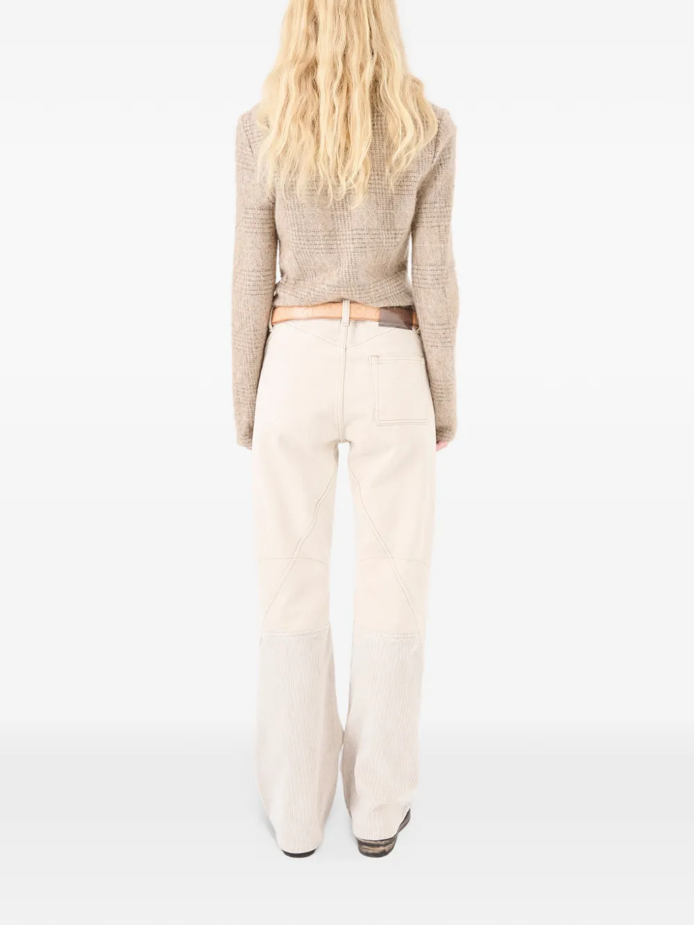 OUR LEGACY Flared jeans Beige