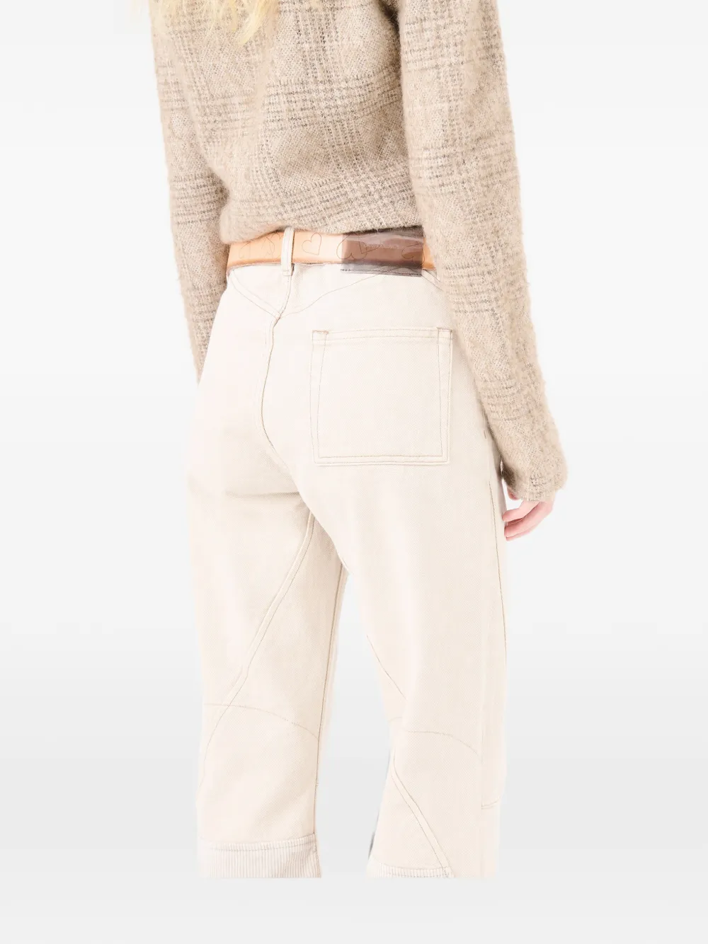 OUR LEGACY Flared jeans Beige