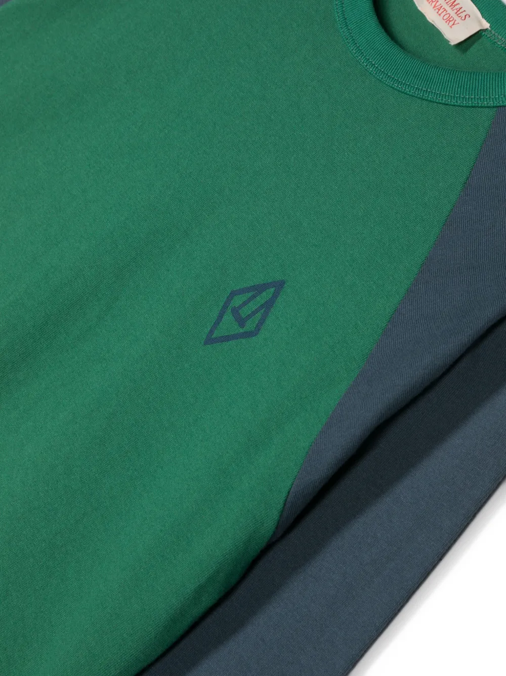 The Animals Observatory The Anteater Logo-print T-shirt In Green