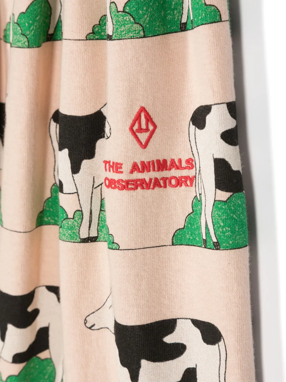The Animals Observatory Maxi-rok met print Roze
