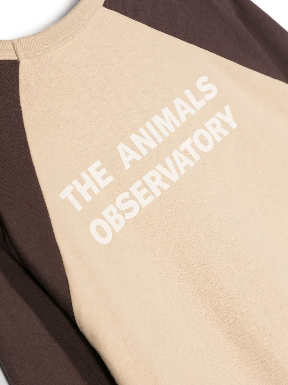 The Animals Observatory The Anteater Logo-print T-shirt In Brown