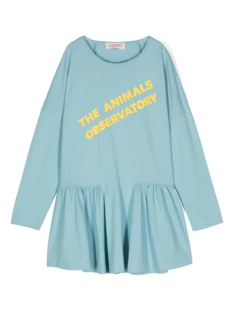 The Animals Observatory Walrus logo-print dress