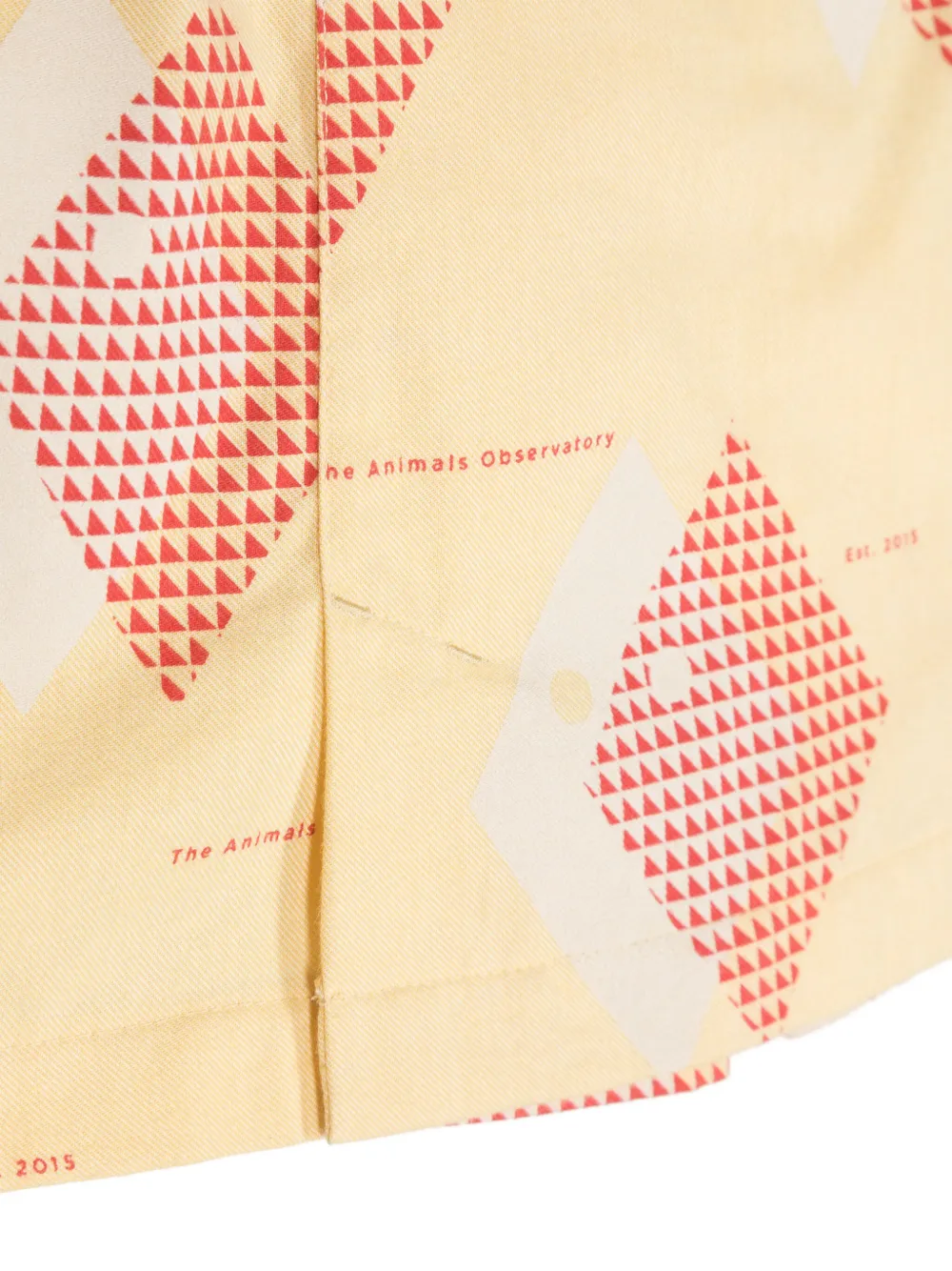 The Animals Observatory Skorts met geometrische print Geel