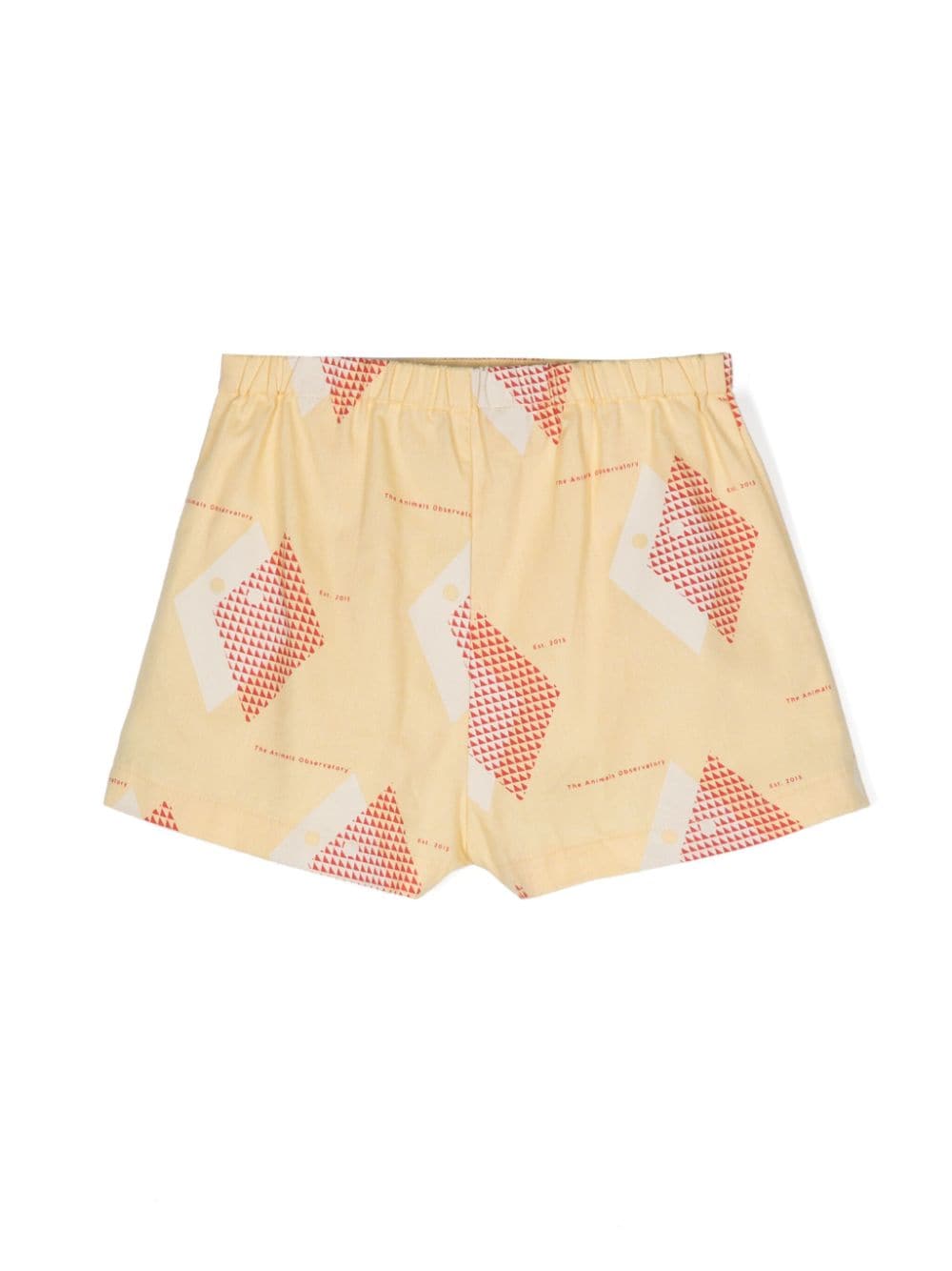 The Animals Observatory Skorts met geometrische print - Geel