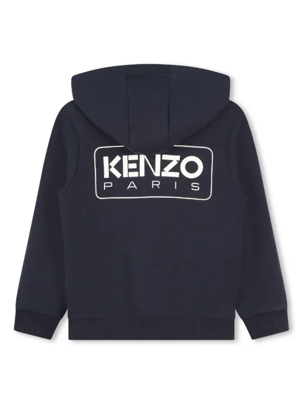 Kenzo Kids Felpa Logo Kenzo ▷ Felpa Blu Per Bambini Con Logo
