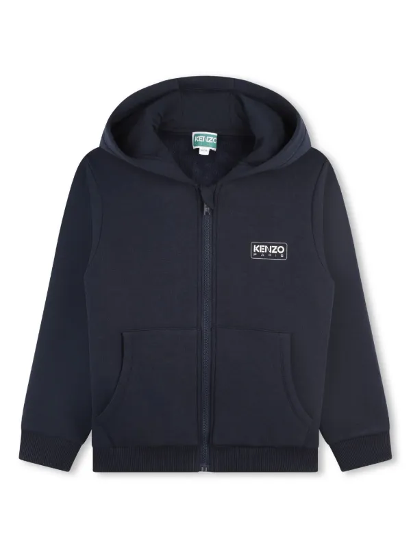 Kenzo zipped hoodie hotsell