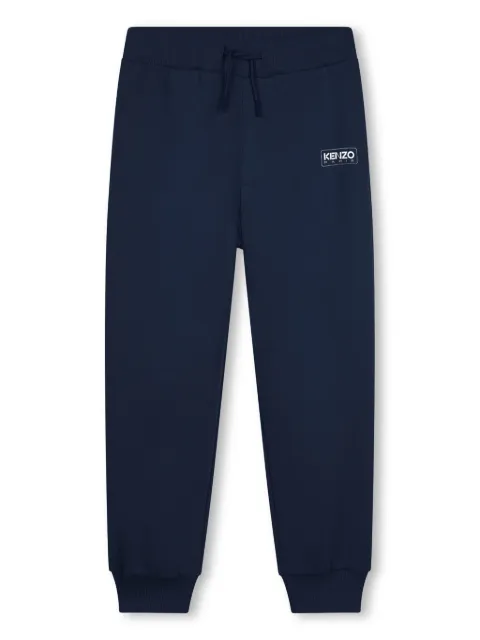 Kenzo Kids logo-print cotton track pants