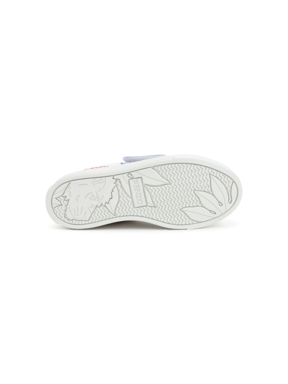 Kenzo Kids logo-embroidered sneakers White