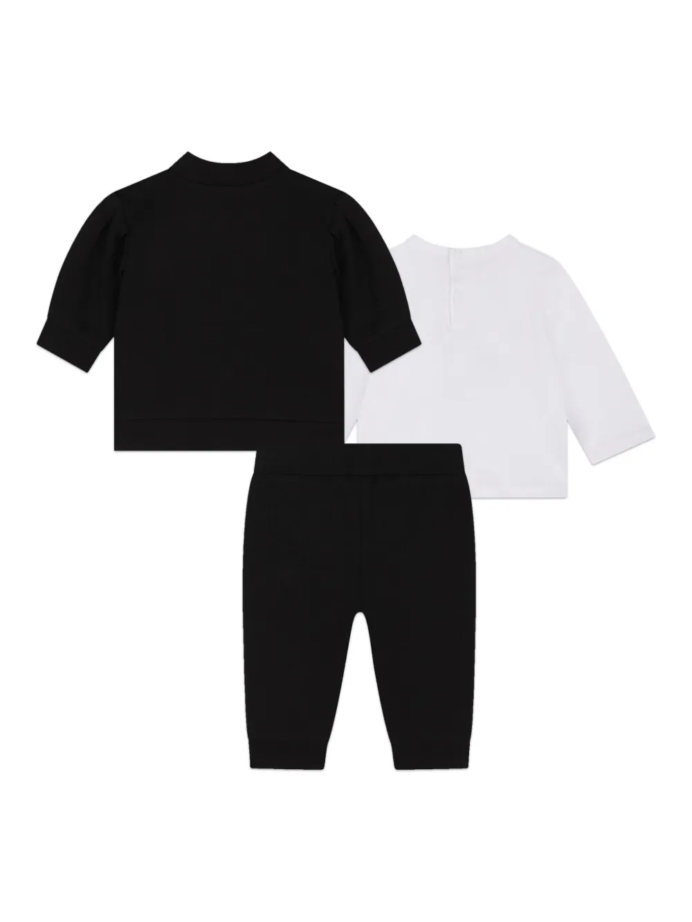 Karl Lagerfeld Kids Trainingspak met logoprint Zwart