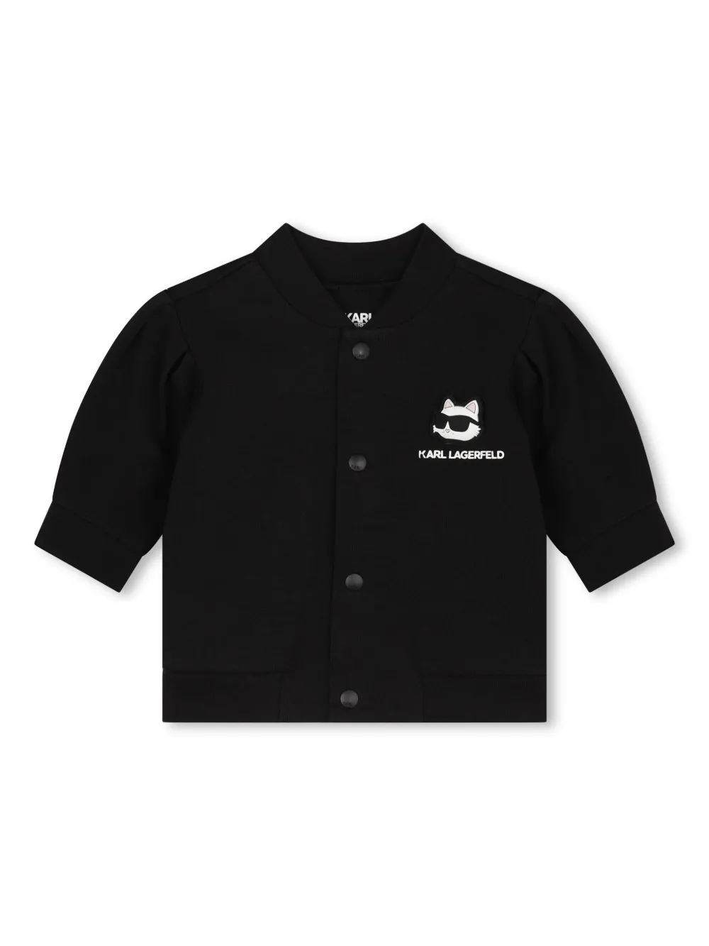 Karl Lagerfeld Kids Trainingspak met logoprint Zwart