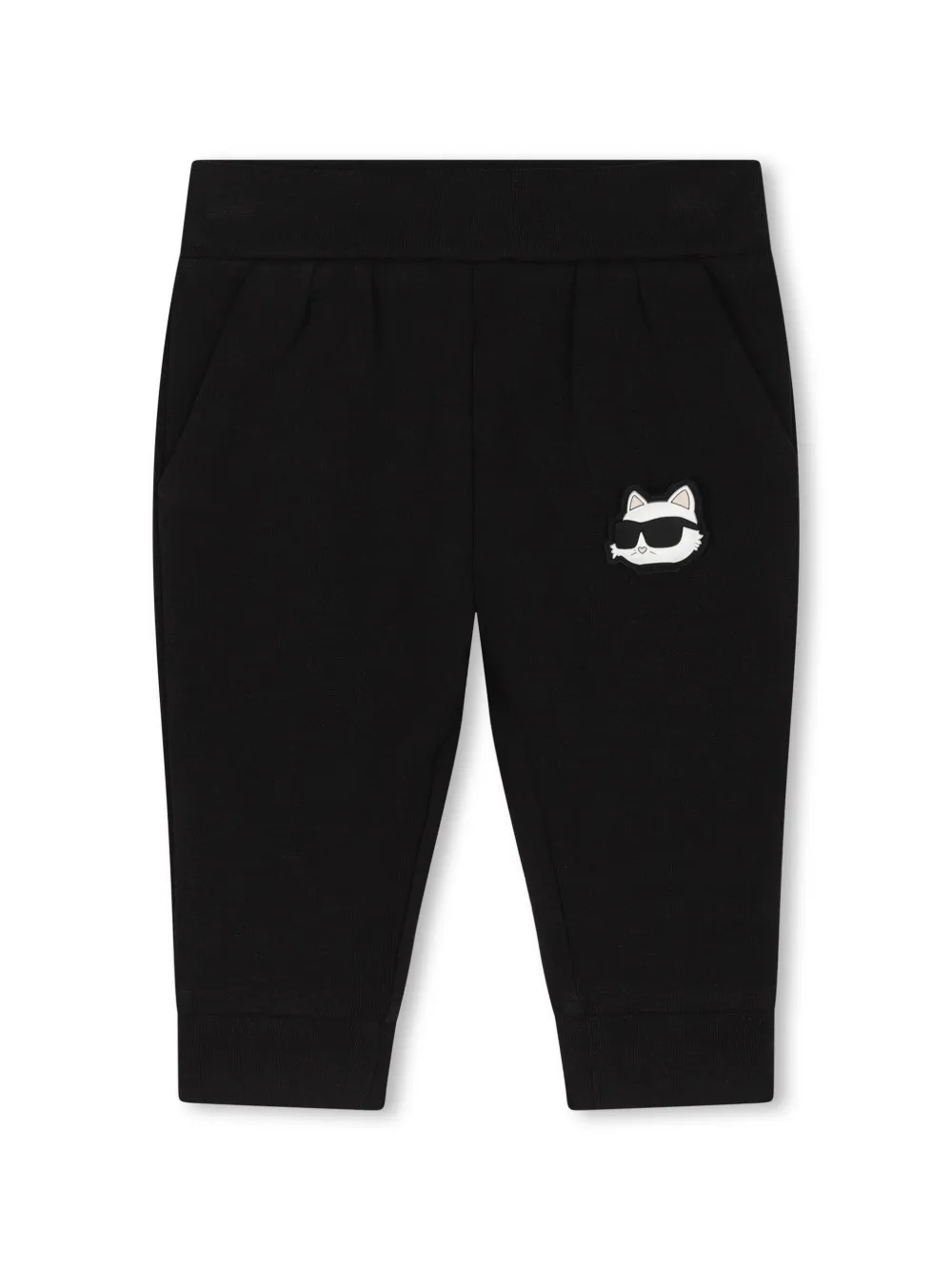 Karl Lagerfeld Kids Trainingspak met logoprint Zwart