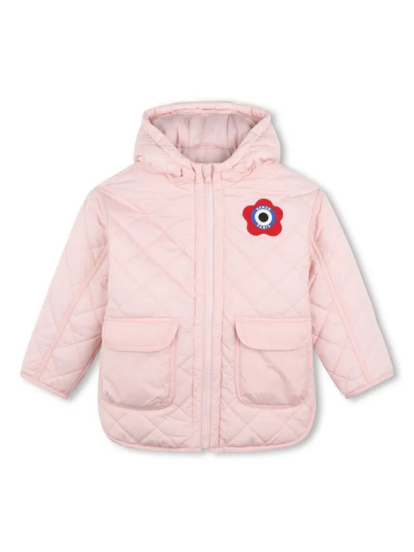 Kenzo Kids Giacca Con Ricamo Rosa FARFETCH IT