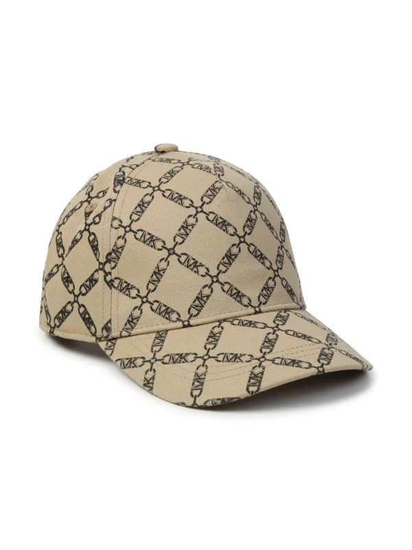 Michael Kors Kids logo-print Cotton Baseball Cap Neutrals FARFETCH PH