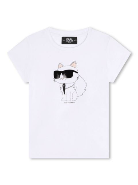 Karl Lagerfeld Kids IKONIK Choupette T-shirt