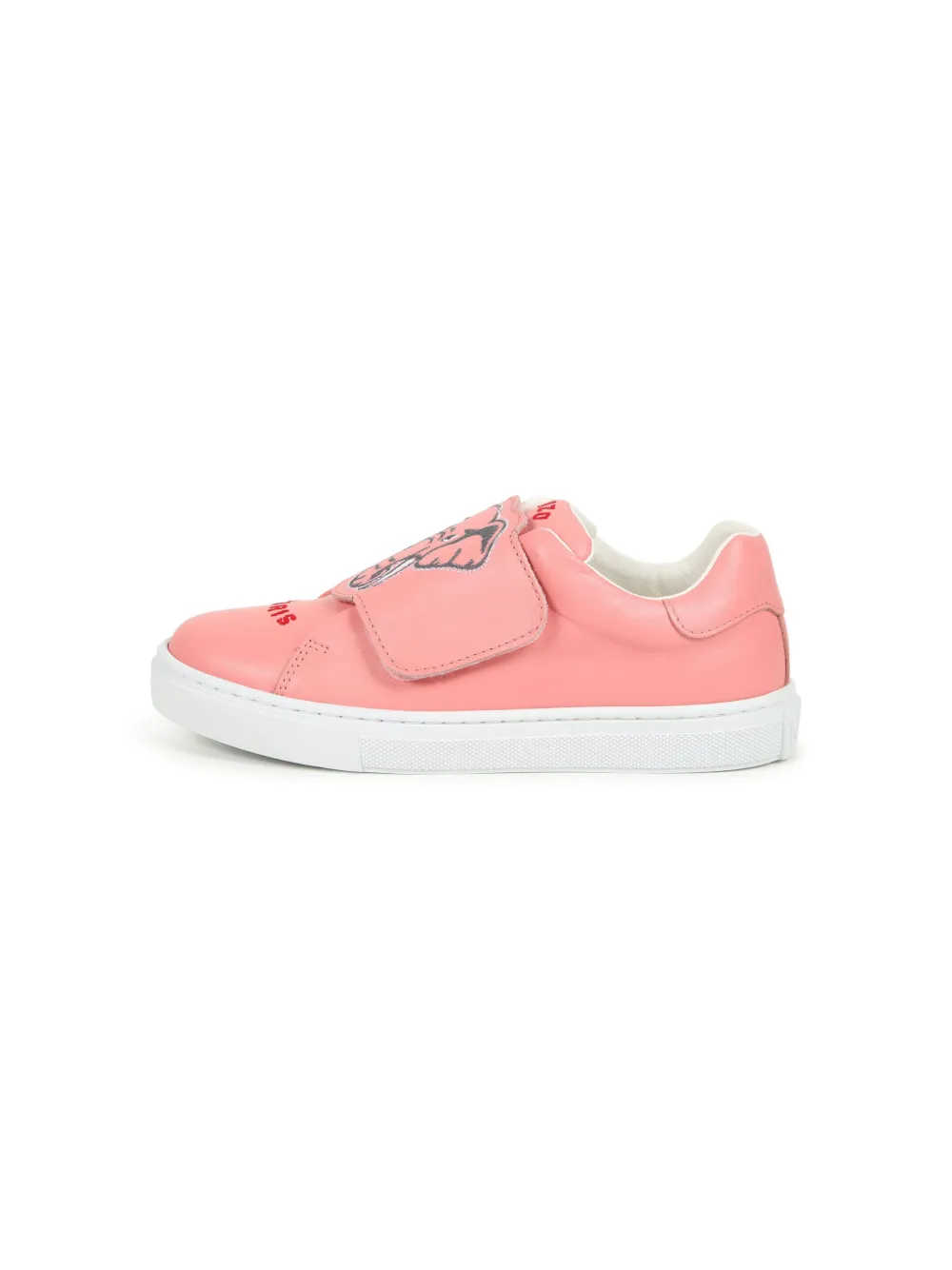 Kenzo Kids Embroidered sneakers Roze