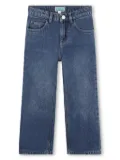 Kenzo Kids logo-appliqué jeans - Blue