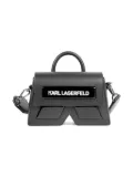 Karl Lagerfeld Kids logo print handle bag - Black