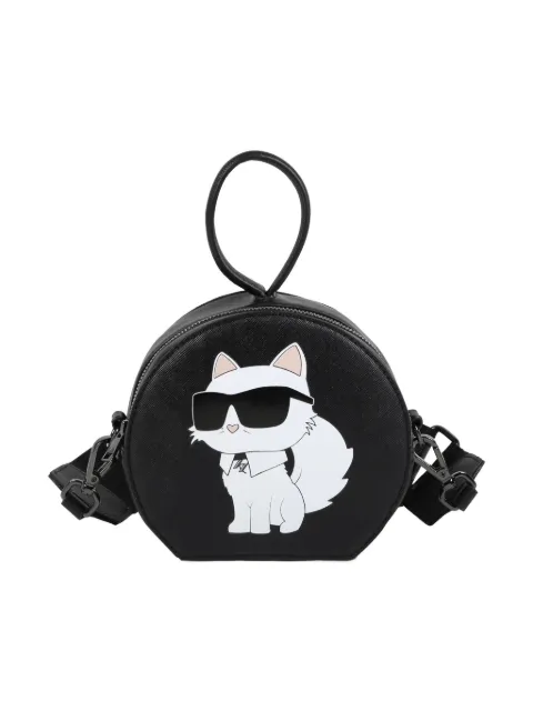 Karl Lagerfeld Kids graphic print handle bag