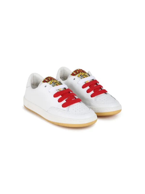Kenzo Kids Zapatillas Con Parche Tigre Blanco FARFETCH ES