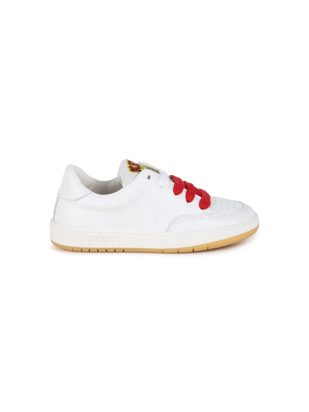 Kenzo Kids Leren sneakers - Wit