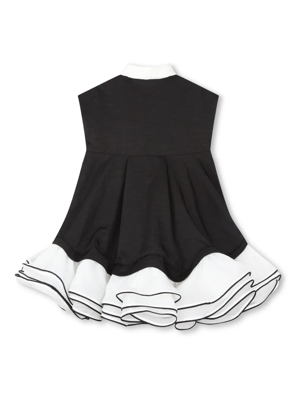 Karl Lagerfeld Kids ruffle-detail two-tone dress | Girls Casual Dresses | Image 2