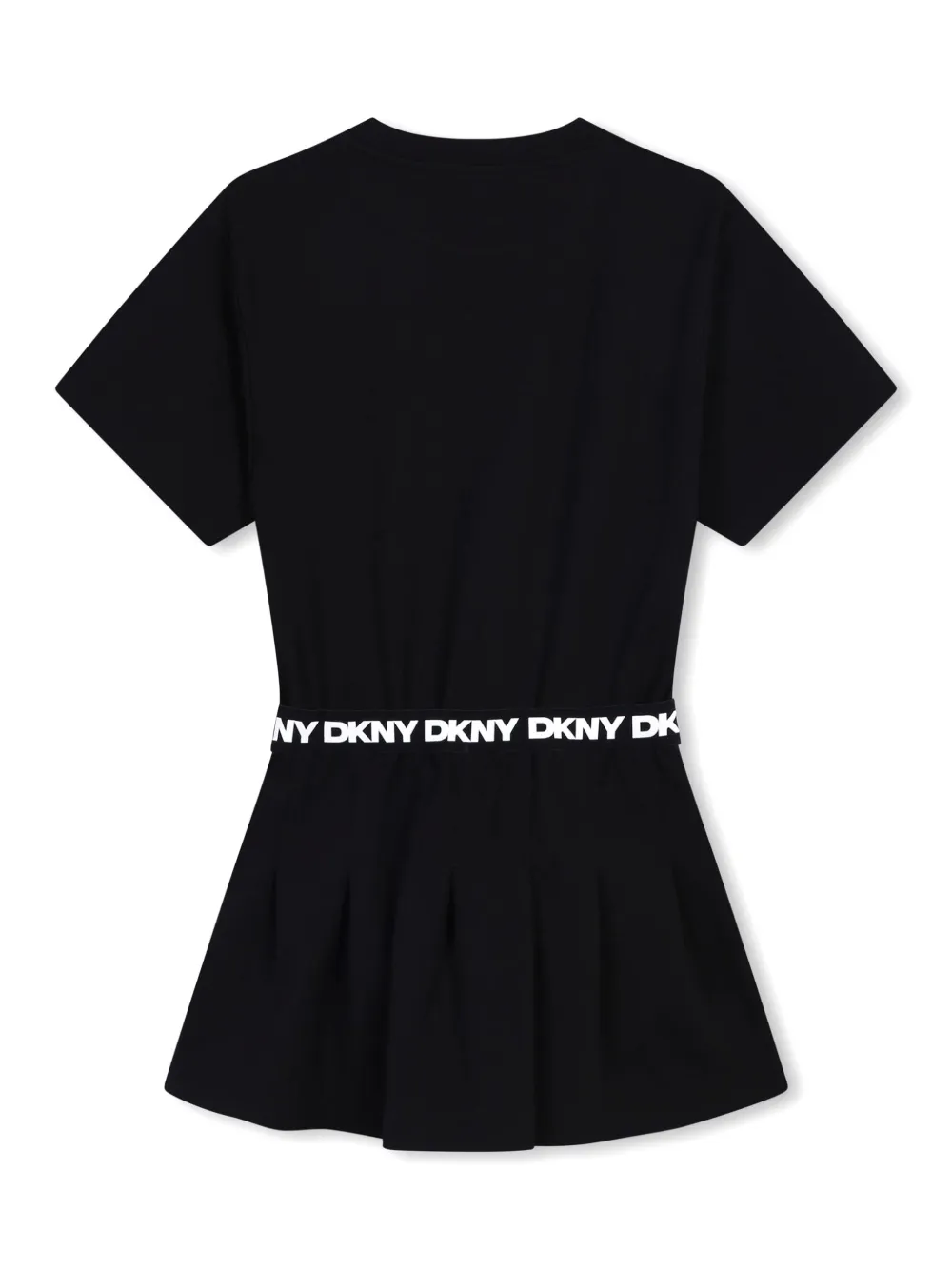Image 2 of Dkny Kids logo-print short-sleeve dress