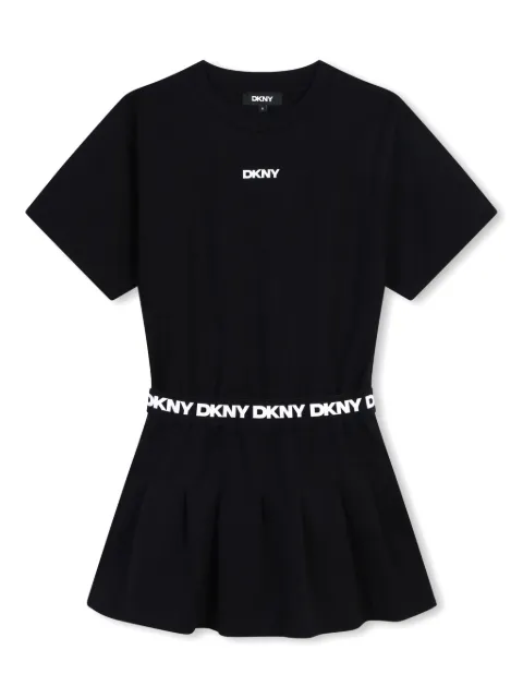 Dkny Kids logo-print short-sleeve dress