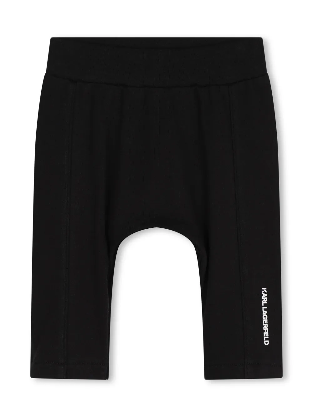 Karl Lagerfeld Kids Legging met logoprint Wit