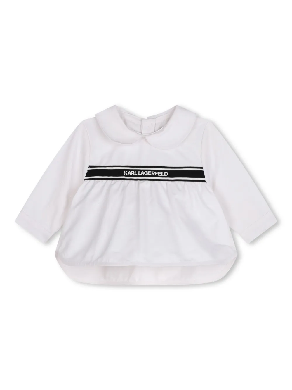 Karl Lagerfeld Kids Legging met logoprint Wit