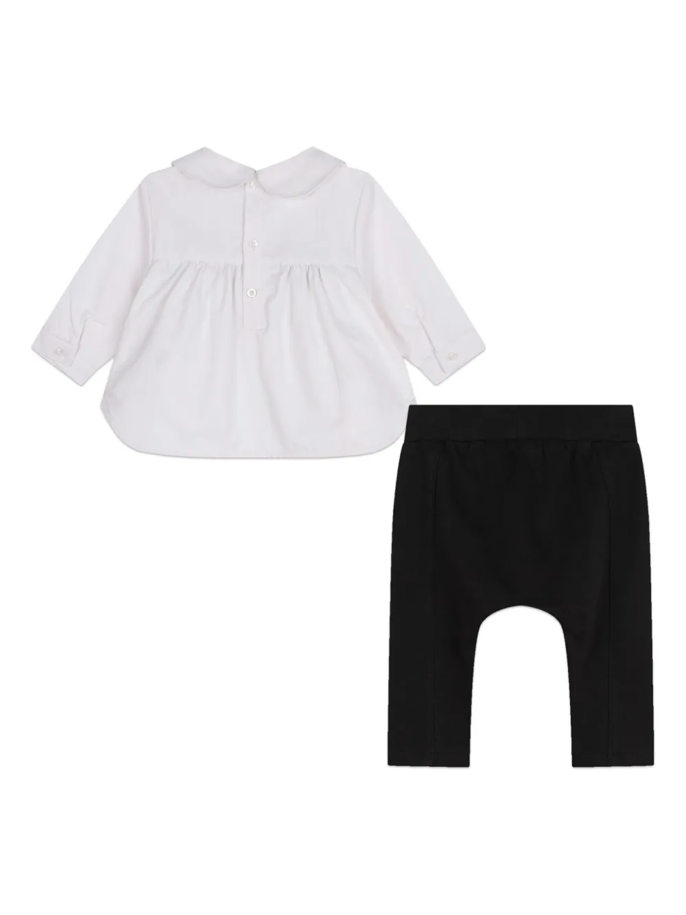 Karl Lagerfeld Kids Legging met logoprint Wit