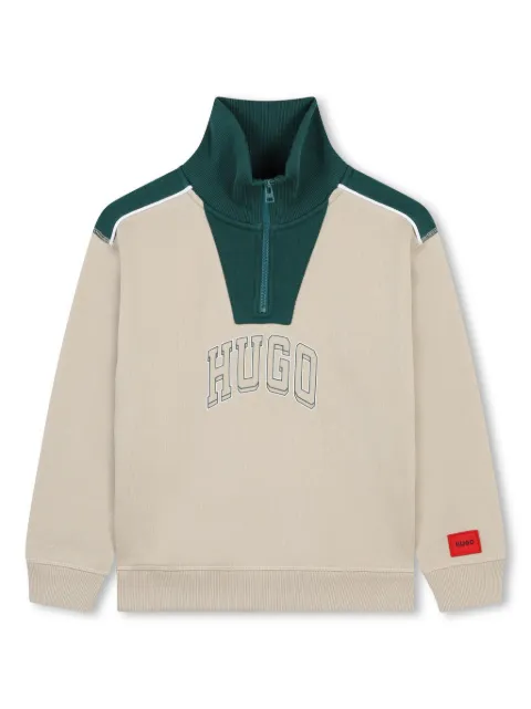 HUGO KIDS logo-print sweatshirt