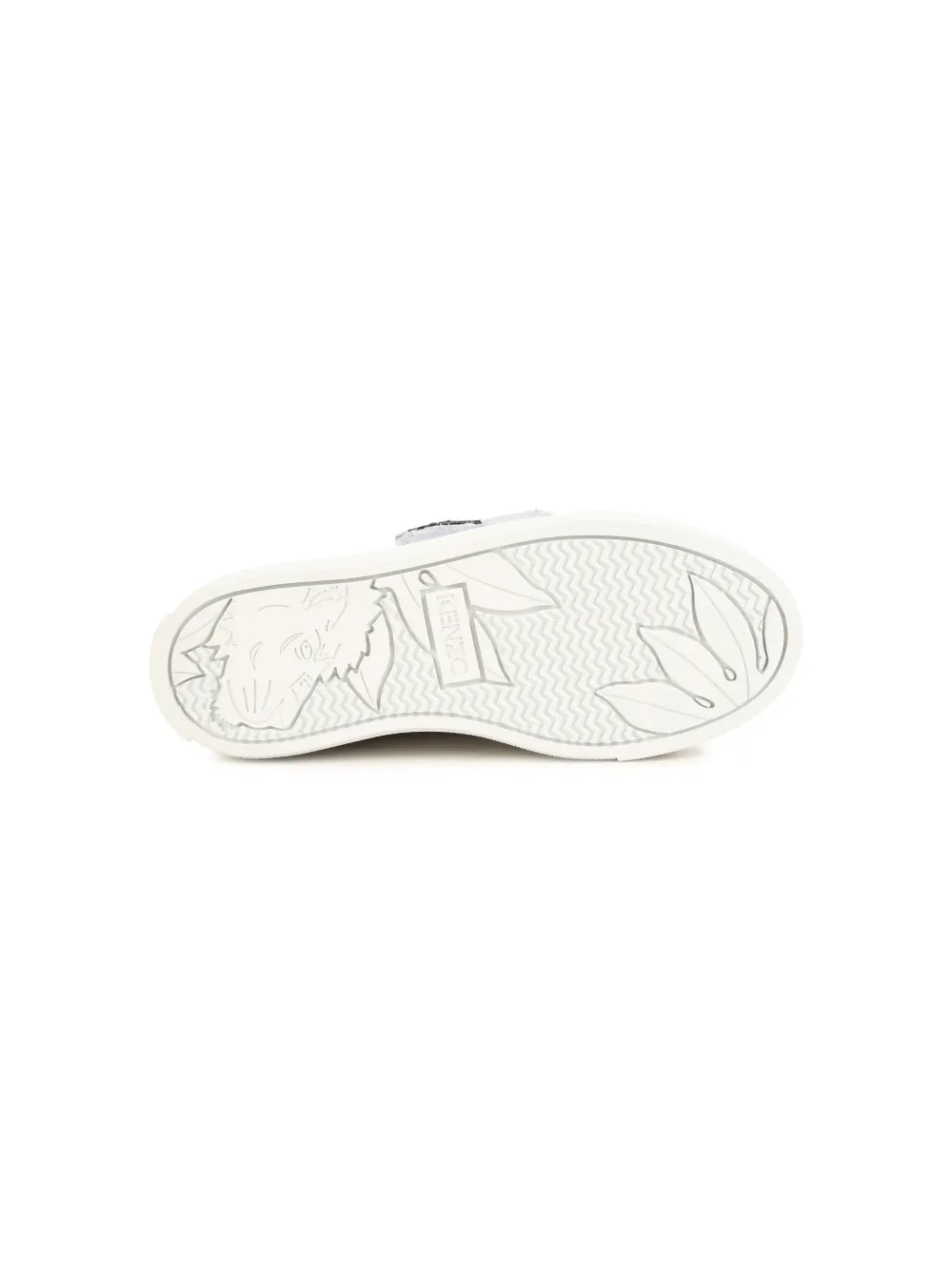Kenzo Kids Tiger-embroidered sneakers White