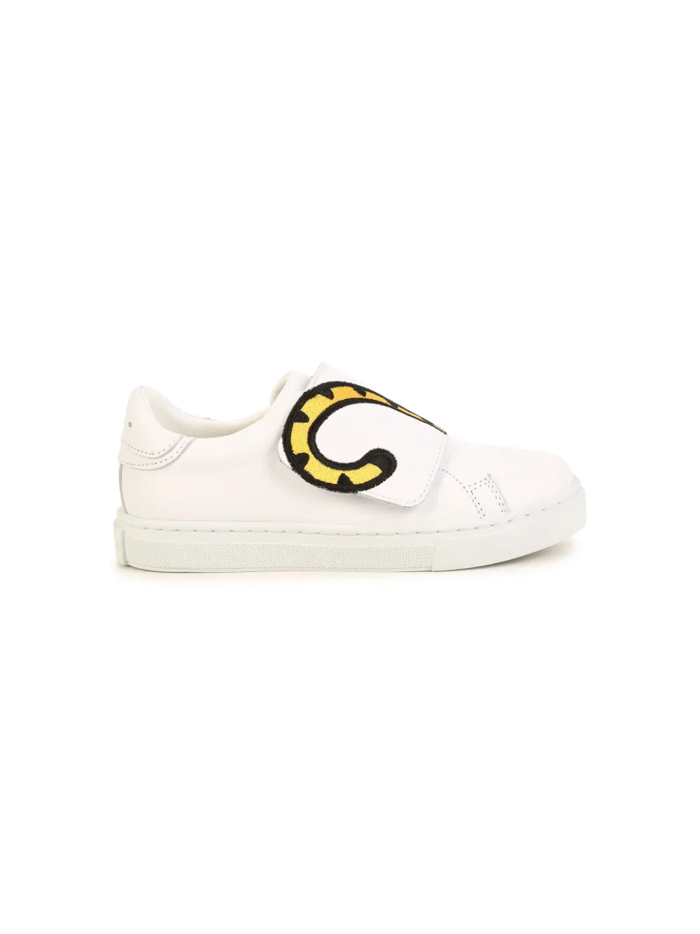 Kenzo Kids Sneakers met Tiger-borduurwerk - Wit