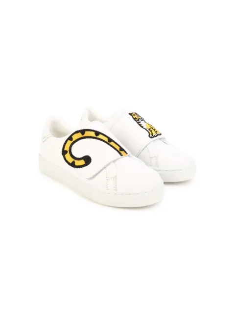 Kenzo Kids Tiger-embroidered sneakers
