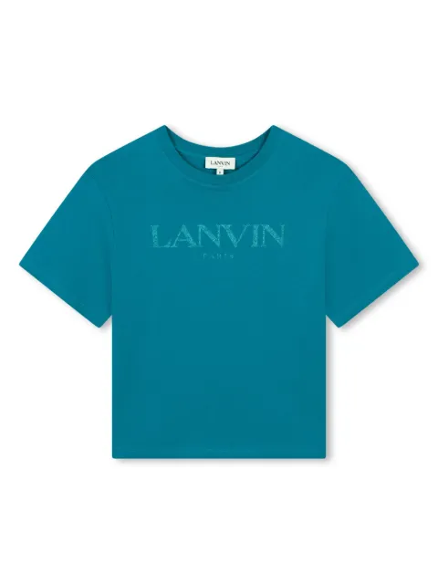 Lanvin Enfant Camiseta com estampa de logo