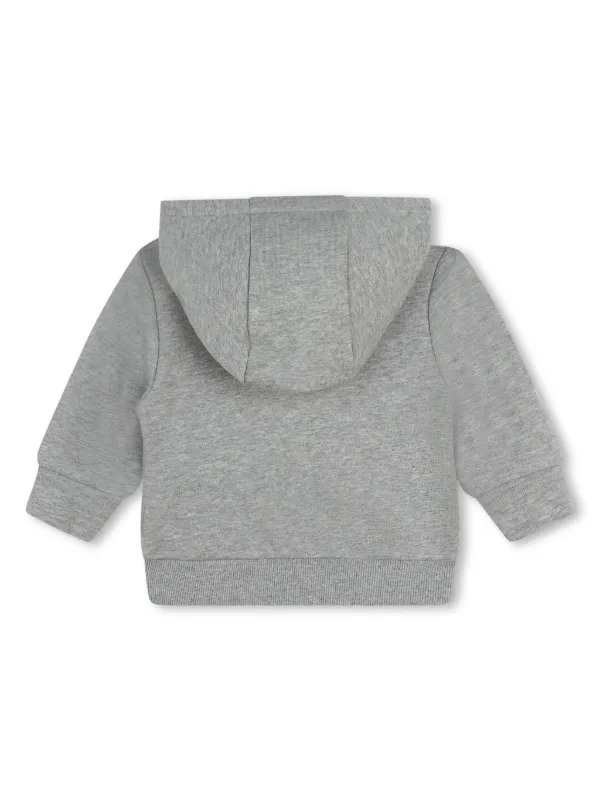 Kenzo Kids Tuta Sportiva Con Stampa Grigio FARFETCH IT