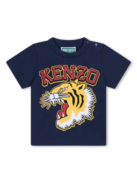 Kenzo Kids camiseta con estampado Tigre