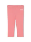 Kenzo Kids logo-print jersey leggings - Pink