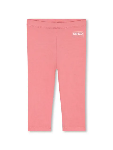 Kenzo Kids logo-print jersey leggings