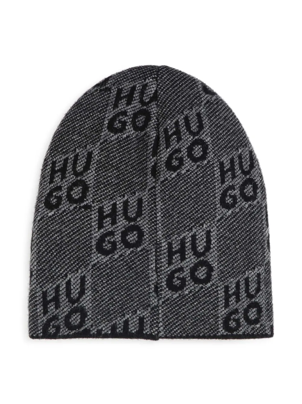 HUGO KIDS Muts met logopatch - Zwart