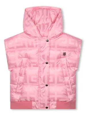Girls hooded gilet deals