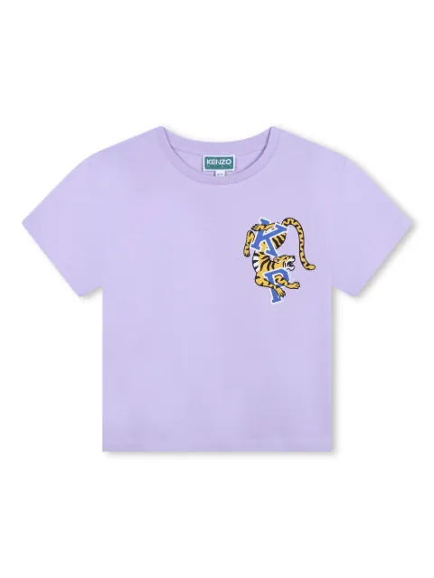 Kenzo Kids playera con estampado gráfico