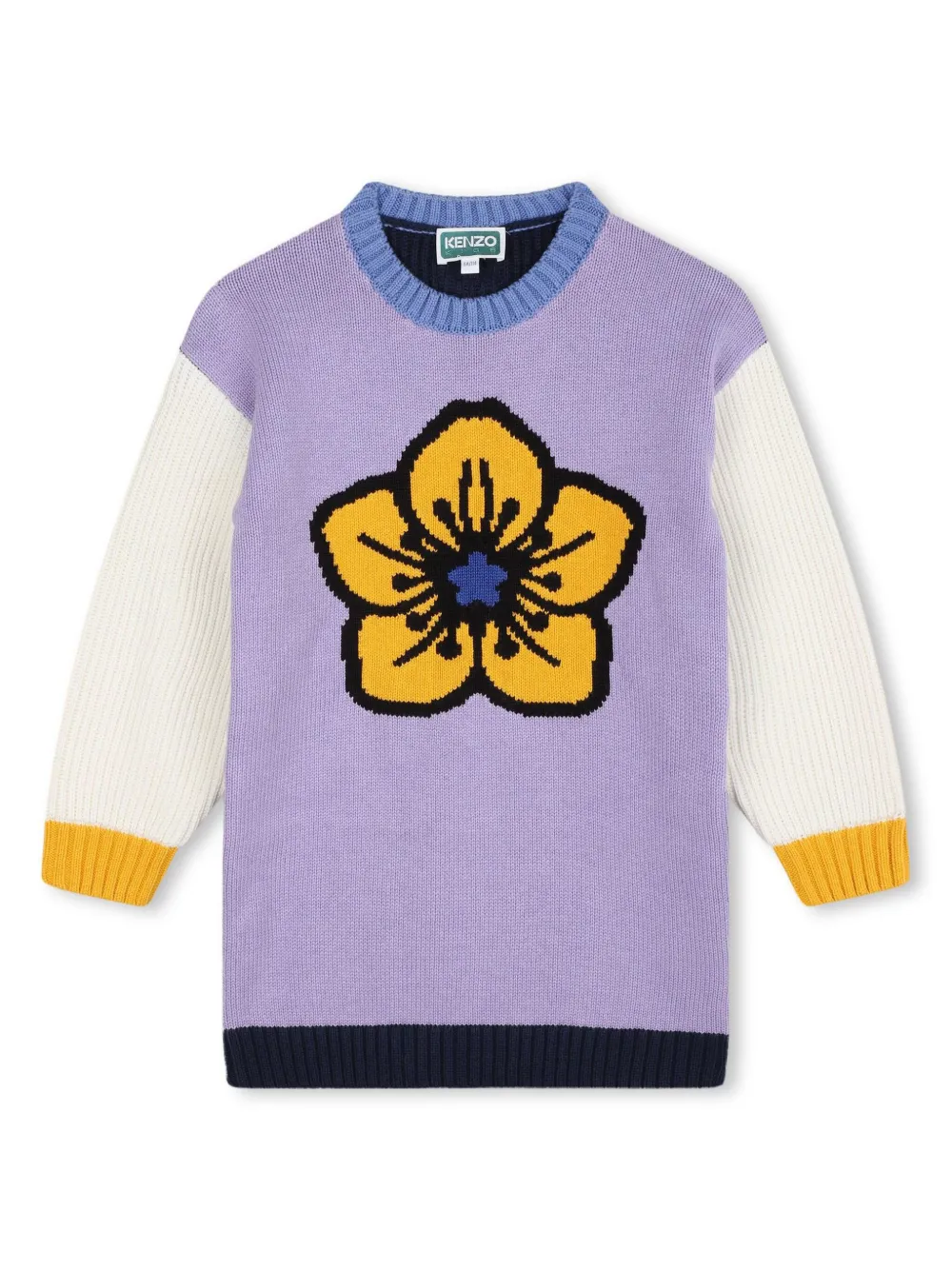Kenzo Kids Gebreide jurk Paars