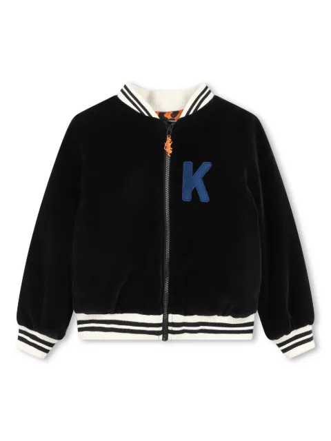 Kenzo Kids Embroidered bomber jacket
