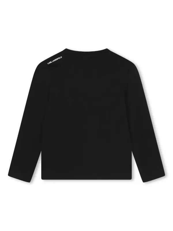 KARL LAGERFELD 長袖Tシャツ S 黒 23818166_54200050_600.jpg