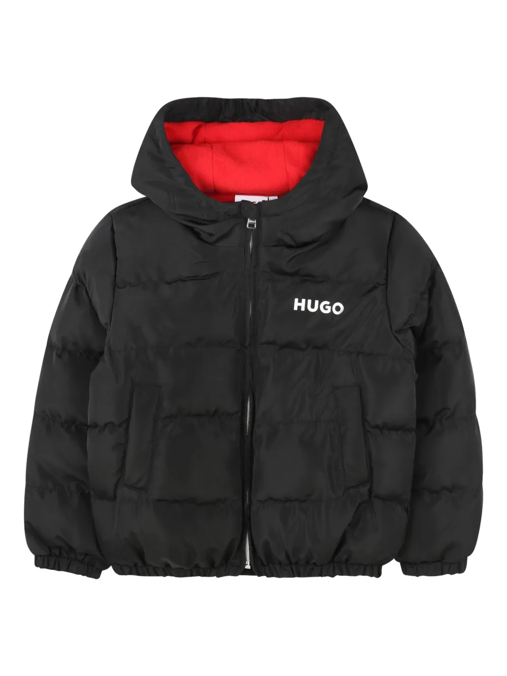 HUGO KIDS パデッドジャケット - ブラック HUGO KIDS パデッドジャケット - ブラック