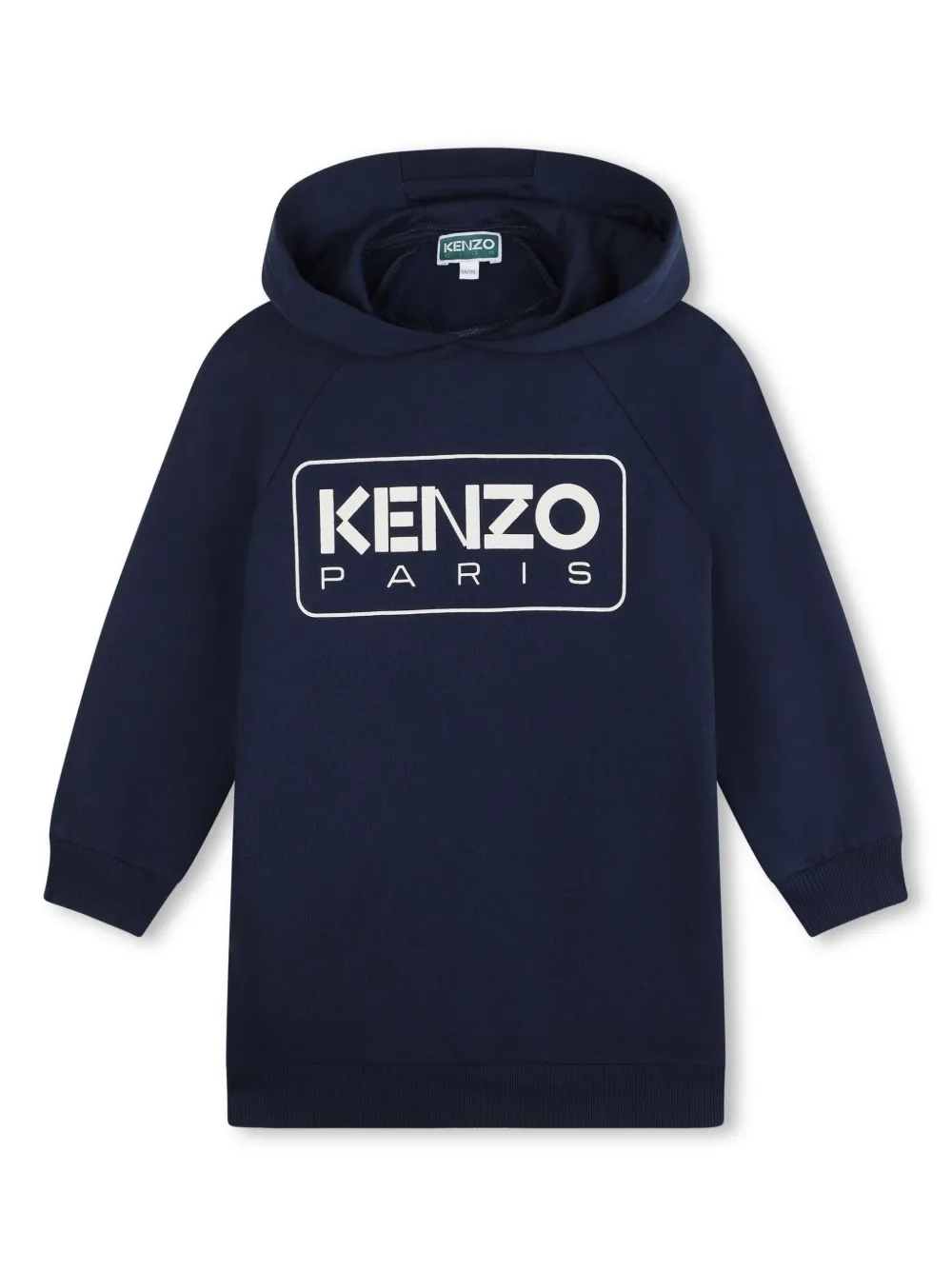 Kenzo Kids Hoodiejurk met logoprint Blauw