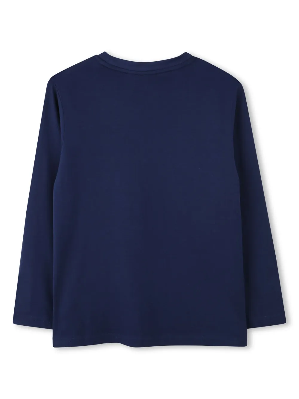 HUGO KIDS logo-print T-shirt - Blauw
