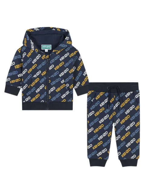 Kenzo Kids chándal con logo estampado